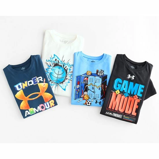 Boys 8-20 Under Armour Hoops Baseline Tee Black 3 Boys 8-20 Under Armour Hoops Baseline Tee Black - Image 3