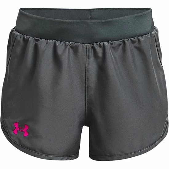 Girls 7-16 Under Armour Fly By Shorts Pitch Gray 5 Girls 7-16 Under Armour Fly By Shorts Pitch Gray - Image 5