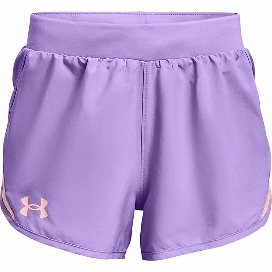 Girls 7-16 Under Armour Fly By Shorts Pitch Gray 9 Girls 7-16 Under Armour Fly By Shorts Pitch Gray - Image 9