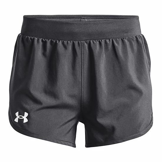 Girls 7-16 Under Armour Fly By Shorts Pitch Gray 12 Girls 7-16 Under Armour Fly By Shorts Pitch Gray - Image 12
