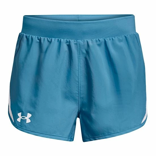 Girls 7-16 Under Armour Fly By Shorts Pitch Gray 13 Girls 7-16 Under Armour Fly By Shorts Pitch Gray - Image 13