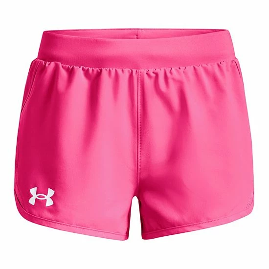 Girls 7-16 Under Armour Fly By Shorts Pitch Gray 16 Girls 7-16 Under Armour Fly By Shorts Pitch Gray - Image 16