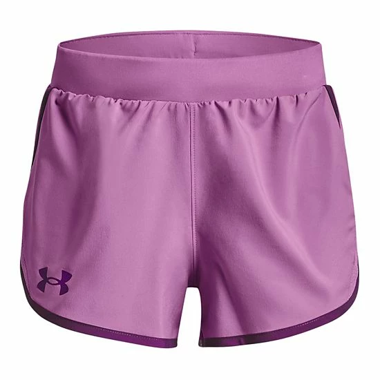 Girls 7-16 Under Armour Fly By Shorts Pitch Gray 17 Girls 7-16 Under Armour Fly By Shorts Pitch Gray - Image 17