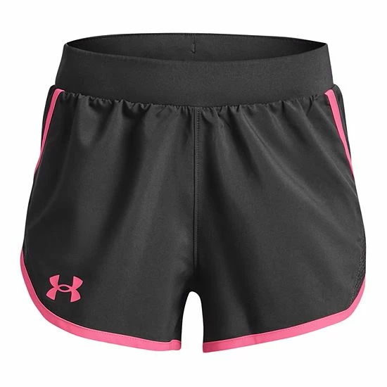 Girls 7-16 Under Armour Fly By Shorts Pitch Gray 19 Girls 7-16 Under Armour Fly By Shorts Pitch Gray - Image 19