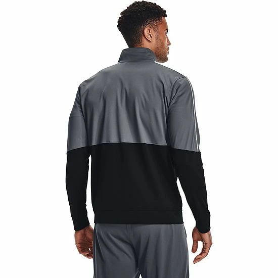 Men's Under Armour Pique Track Jacket Black 2 Men's Under Armour Pique Track Jacket Black - Image 2