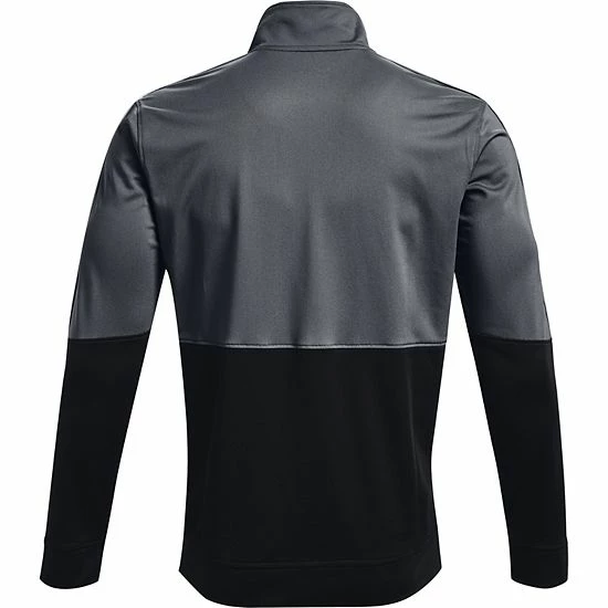 Men's Under Armour Pique Track Jacket Black 6 Men's Under Armour Pique Track Jacket Black - Image 6