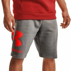 Men's Under Armour Rival Fleece Big Logo Shorts Red -Under Armour SHOP unnamed file 3714