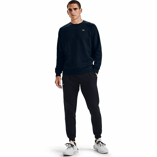Big & Tall Under Armour Rival Fleece Crew Sweatshirt Pitch Gray 4 Big & Tall Under Armour Rival Fleece Crew Sweatshirt Pitch Gray - Image 4