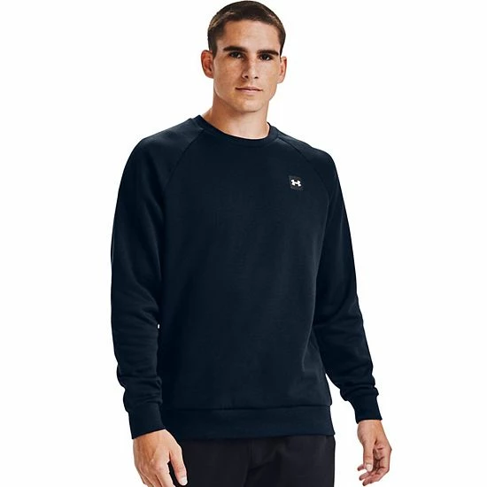 Big & Tall Under Armour Rival Fleece Crew Sweatshirt Pitch Gray 7 Big & Tall Under Armour Rival Fleece Crew Sweatshirt Pitch Gray - Image 7
