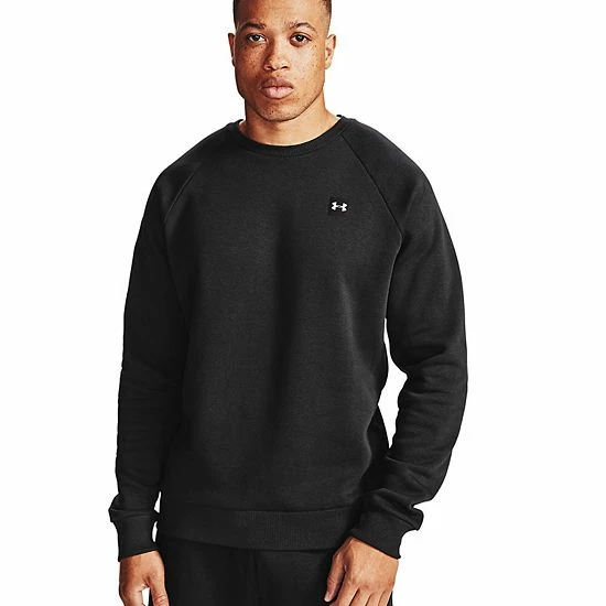 Big & Tall Under Armour Rival Fleece Crew Sweatshirt Pitch Gray 8 Big & Tall Under Armour Rival Fleece Crew Sweatshirt Pitch Gray - Image 8