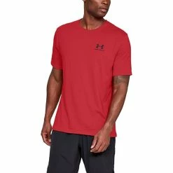 Big & Tall Under Armour Sportstyle Tee Charcoal Heather