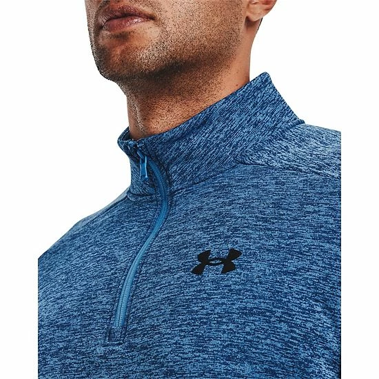 Men's Under Armour 1/4-Zip Fleece Pullover Black 4 Men's Under Armour 1/4-Zip Fleece Pullover Black - Image 4