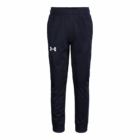 Boys 4-7 Under Armour Brawler Wordmark Jogger Pants Mod Gray 3 Boys 4-7 Under Armour Brawler Wordmark Jogger Pants Mod Gray - Image 3