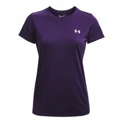 Women's Under Armour Tech™ Crewneck Tee Ash Plum -Under Armour SHOP unnamed file 3772