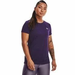 Women's Under Armour Tech™ Crewneck Tee Ash Plum -Under Armour SHOP unnamed file 3773