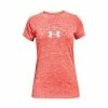 Girls 7-16 Under Armour Twist Arch Logo Tech Tee Purple Nebula