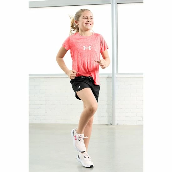 Girls 7-16 Under Armour Twist Arch Logo Tech Tee Purple Nebula 3 Girls 7-16 Under Armour Twist Arch Logo Tech Tee Purple Nebula - Image 3