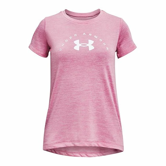 Girls 7-16 Under Armour Twist Arch Logo Tech Tee Purple Nebula 4 Girls 7-16 Under Armour Twist Arch Logo Tech Tee Purple Nebula - Image 4