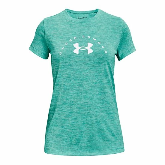 Girls 7-16 Under Armour Twist Arch Logo Tech Tee Purple Nebula 6 Girls 7-16 Under Armour Twist Arch Logo Tech Tee Purple Nebula - Image 6
