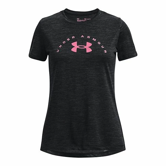 Girls 7-16 Under Armour Twist Arch Logo Tech Tee Purple Nebula 9 Girls 7-16 Under Armour Twist Arch Logo Tech Tee Purple Nebula - Image 9