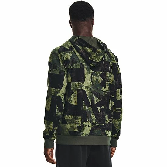 Men's Under Armour Rival Fleece Hoodie Midnight Navy 2 Men's Under Armour Rival Fleece Hoodie Midnight Navy - Image 2