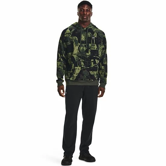 Men's Under Armour Rival Fleece Hoodie Midnight Navy 3 Men's Under Armour Rival Fleece Hoodie Midnight Navy - Image 3