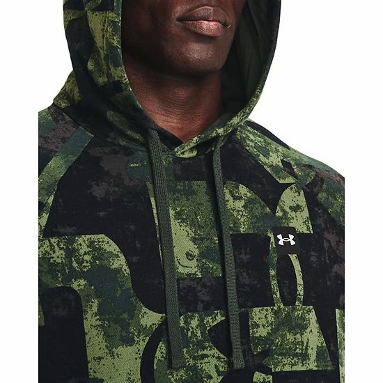 Men's Under Armour Rival Fleece Hoodie Midnight Navy 4 Men's Under Armour Rival Fleece Hoodie Midnight Navy - Image 4