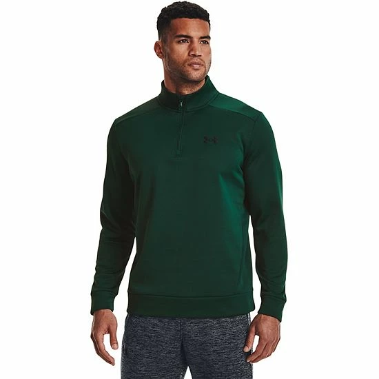 Men's Under Armour 1/4-Zip Fleece Pullover Black 11 Men's Under Armour 1/4-Zip Fleece Pullover Black - Image 11