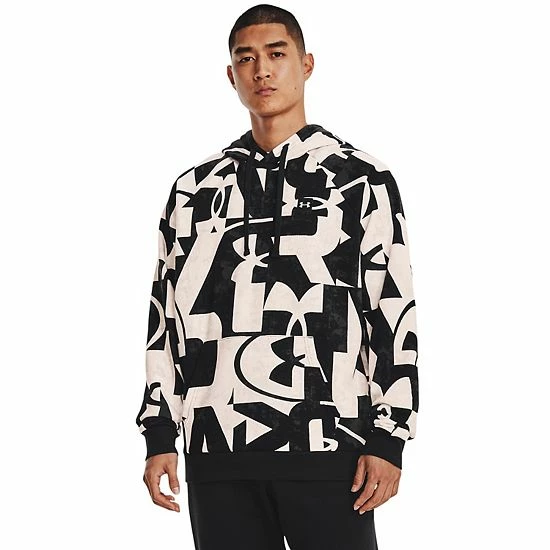 Men's Under Armour Rival Fleece Hoodie Midnight Navy 8 Men's Under Armour Rival Fleece Hoodie Midnight Navy - Image 8