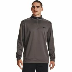 Men's Under Armour 1/4-Zip Fleece Pullover Black 30 Men's Under Armour 1/4-Zip Fleece Pullover Black -Under Armour SHOP unnamed file 385