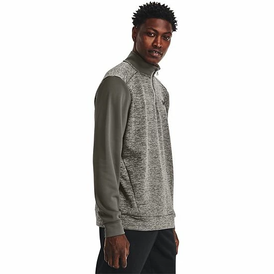Men's Under Armour Twist Fleece Pullover Jet Gray 7 Men's Under Armour Twist Fleece Pullover Jet Gray - Image 7