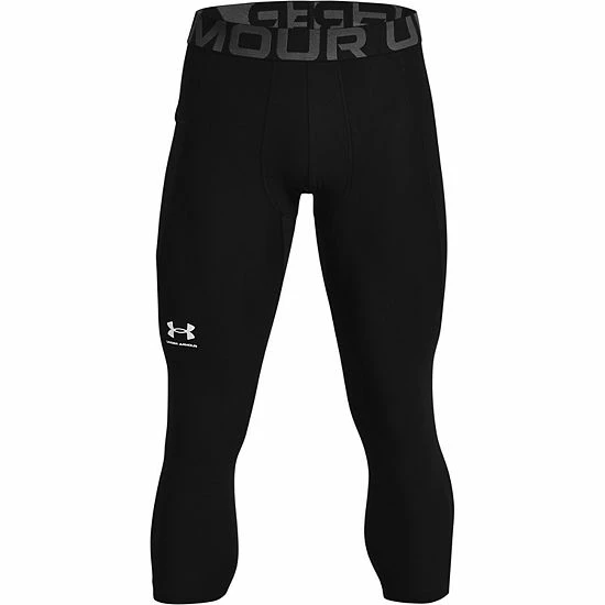 Men's Under Armour HeatGear® Three-Quarter Base Layer Leggings Black 5 Men's Under Armour HeatGear® Three-Quarter Base Layer Leggings Black - Image 5
