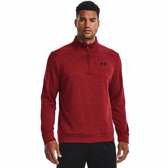 Men's Under Armour 1/4-Zip Fleece Pullover Black 17 Men's Under Armour 1/4-Zip Fleece Pullover Black - Image 17