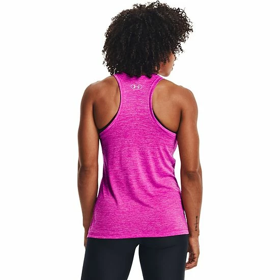 Women's Under Armour Tech Tank White 2 Women's Under Armour Tech Tank White - Image 2