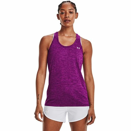 Women's Under Armour Tech Tank White 16 Women's Under Armour Tech Tank White - Image 16