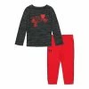 Baby Boy Under Armour Twist Logo Tee & Jogger Pants Set Oxford Blue