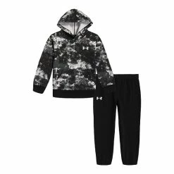 Boys 4-7 Under Armour Spliced-Dye Pullover Hoodie & Jogger Pants Set