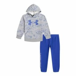 Boys 4-7 Under Armour Galaxy Print Logo Graphic Hoodie & Jogger Pants Set