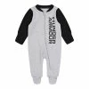 Baby Boy Under Armour Vertical Wordmark Graphic Raglan Sleep & Play