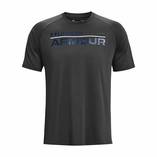 Men's Under Armour Wordmark Tech 2.0 Tee Penta Pink 4 Men's Under Armour Wordmark Tech 2.0 Tee Penta Pink - Image 4