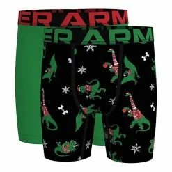 Boys 8-16 Under Armour 2-Pack Sport Seasonal Boxer Shorts Fair Aisle