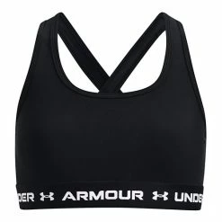 Girls 7-16 Under Armour Crossback Sports Bra White