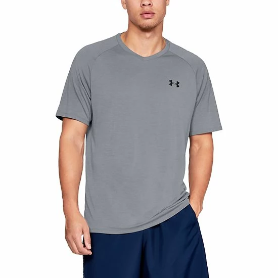 Big & Tall Under Armour Tech 2.0 V-Neck Tee Brilliant Blue 8 Big & Tall Under Armour Tech 2.0 V-Neck Tee Brilliant Blue - Image 8