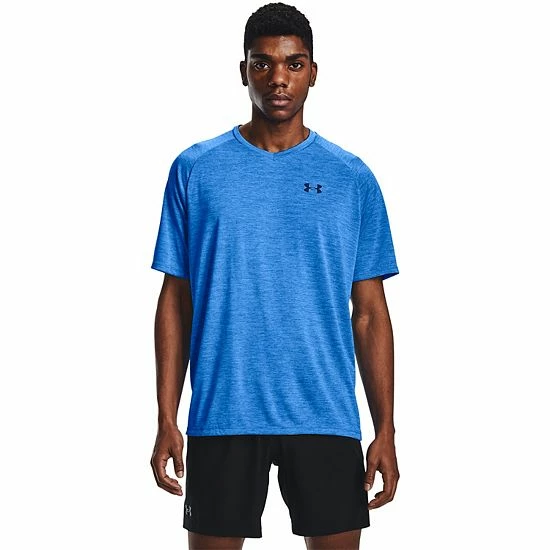 Big & Tall Under Armour Tech 2.0 V-Neck Tee Brilliant Blue 10 Big & Tall Under Armour Tech 2.0 V-Neck Tee Brilliant Blue - Image 10