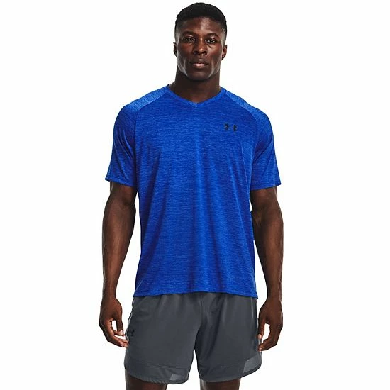 Big & Tall Under Armour Tech 2.0 V-Neck Tee Brilliant Blue 14 Big & Tall Under Armour Tech 2.0 V-Neck Tee Brilliant Blue - Image 14