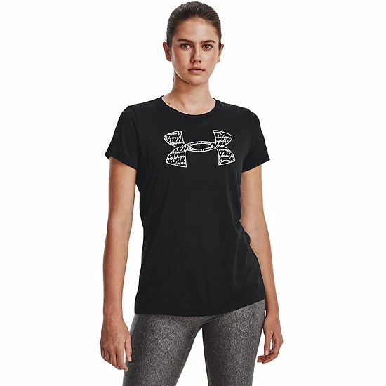 Women's Under Armour UA Tech™ Script Logo Tee Jellyfish 8 Women's Under Armour UA Tech™ Script Logo Tee Jellyfish - Image 8
