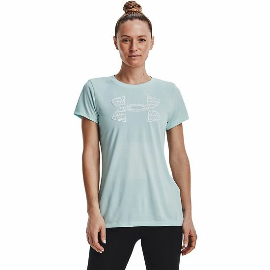 Women's Under Armour UA Tech™ Script Logo Tee Jellyfish 12 Women's Under Armour UA Tech™ Script Logo Tee Jellyfish - Image 12