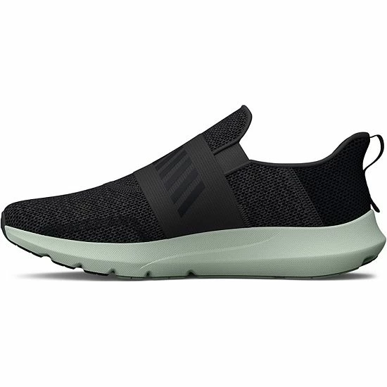 Under Armour Surge 3 Men's Slip-On Running Shoes Gray Black Orange 2 Under Armour Surge 3 Men's Slip-On Running Shoes Gray Black Orange - Image 2