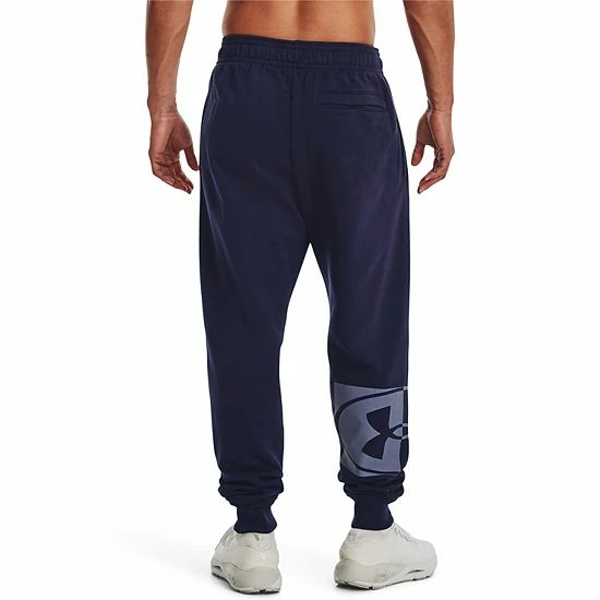 Men's Under Armour Rival Fleece Joggers Midnight Navy 2 Men's Under Armour Rival Fleece Joggers Midnight Navy - Image 2