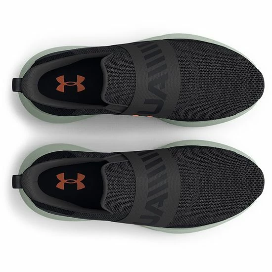 Under Armour Surge 3 Men's Slip-On Running Shoes Gray Black Orange 5 Under Armour Surge 3 Men's Slip-On Running Shoes Gray Black Orange - Image 5